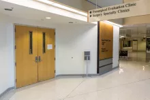 Surgery Speciality Clinic Entrance at UI Hospitals & Clinics