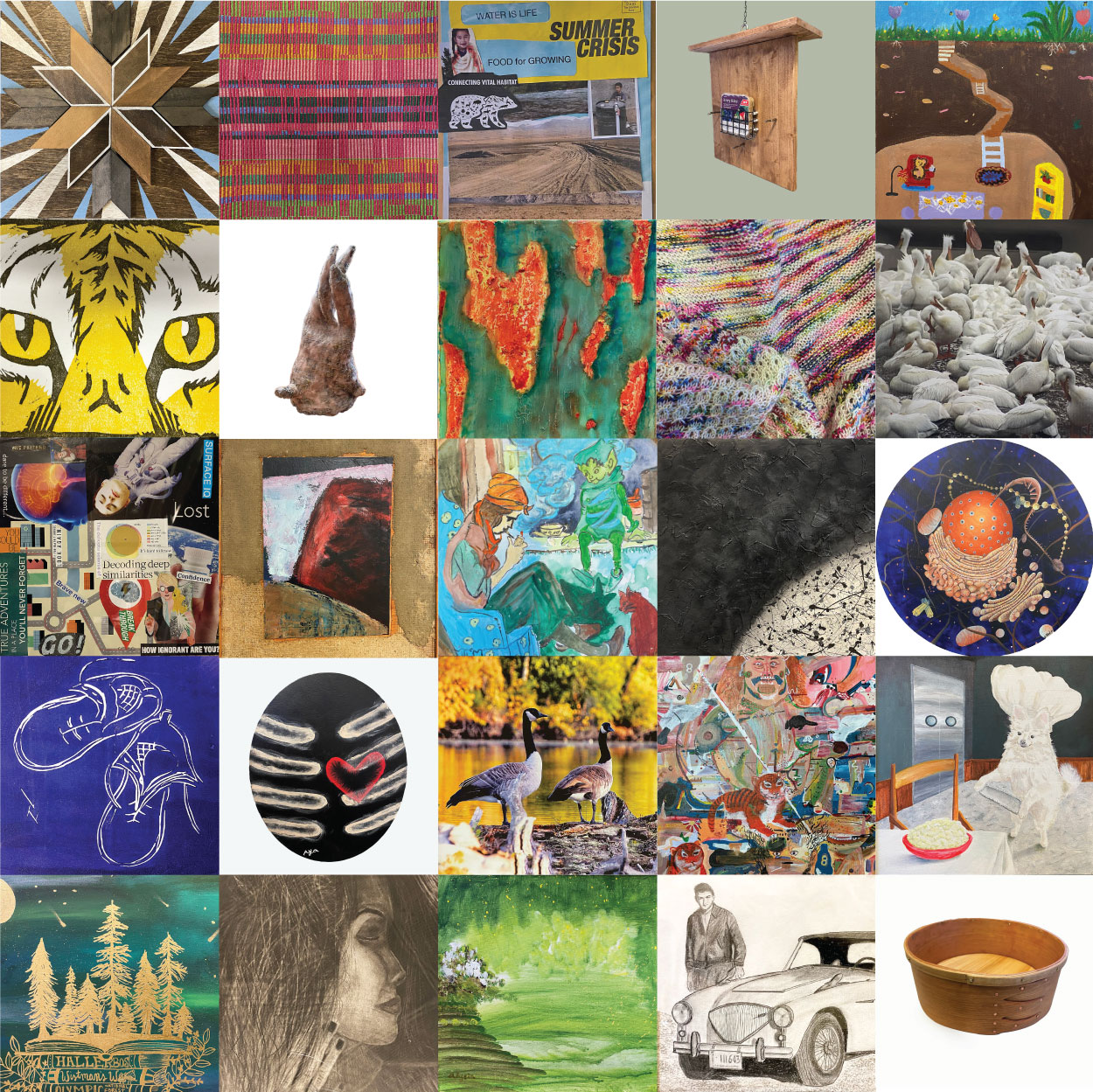 44th Annual Staff Art Show collage