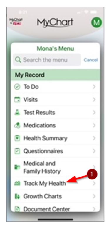 Track My Health tasks screenshot 1