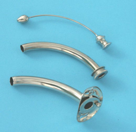 Metal tracheostomy tube