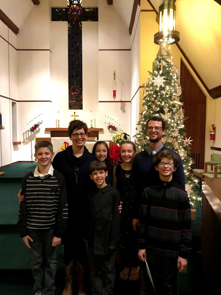 Nicole and her Family, Christmas 2019