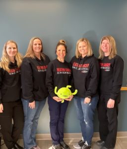 Oncologist Tara Graff (center) and her team.