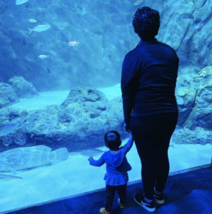 Lisa Lund and her daughter, Quinn.