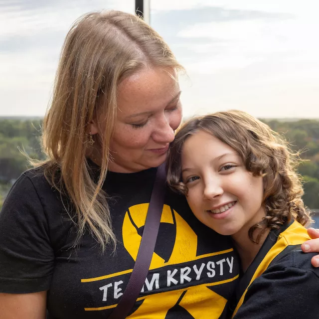 Krysty Bujakowska and her mother, Kate