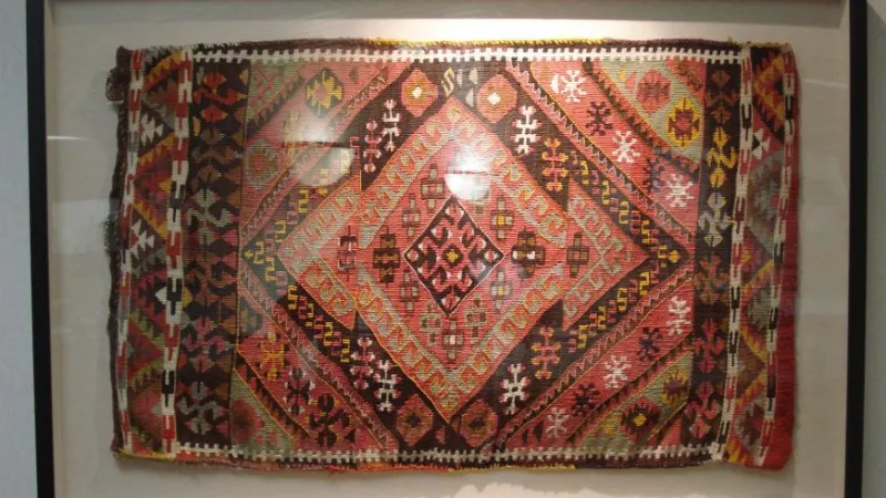 Yastik from Malayta, unknown weaver, hand-woven fiber - level 7, John Colloton Pavilion