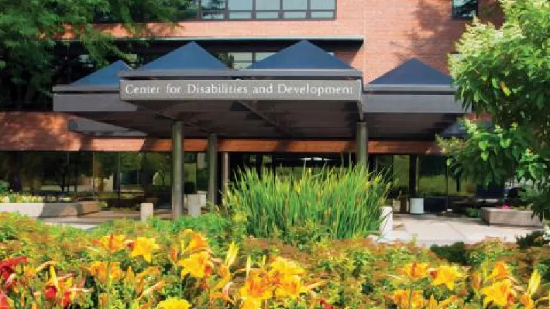 Center for Disabilities and Development main entrance