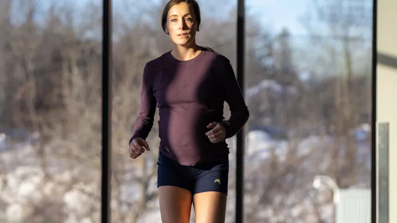 Brooke Slayman running while pregnant