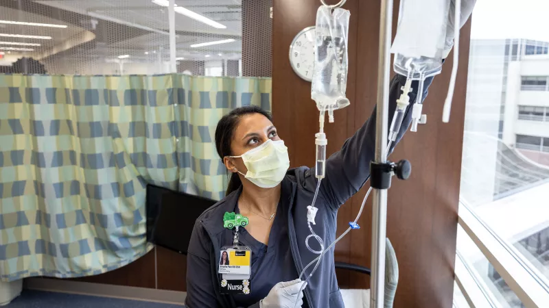 Cancer infusion nurse