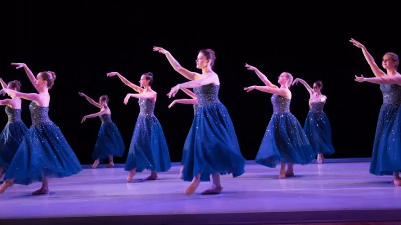 Image of dancers during a performance