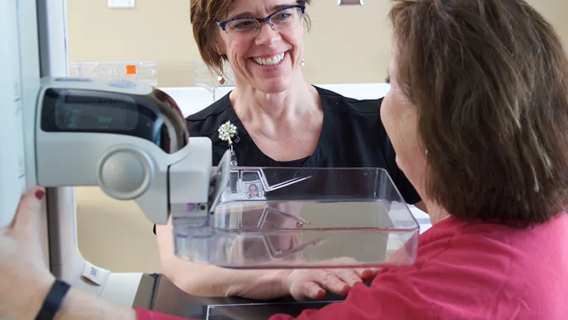 A stock photo of mammography 