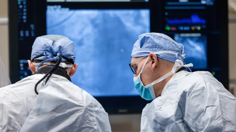 Two providers in Cath Lab