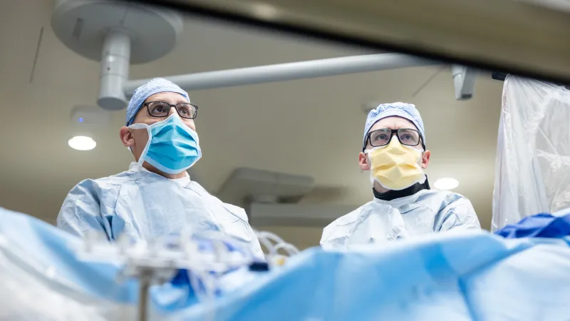 Dr. Horwitz in Cath Lab