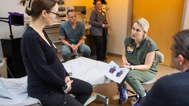 Provider with pregnant mom