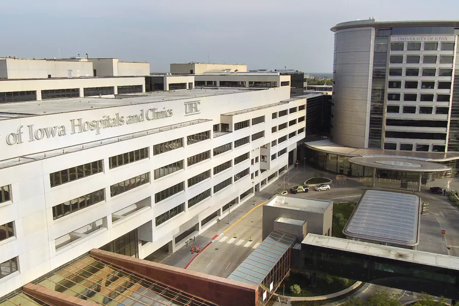 UI Health Care campus view from above