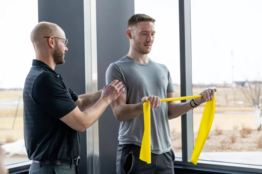 Sports medicine simulated patient at MCNL