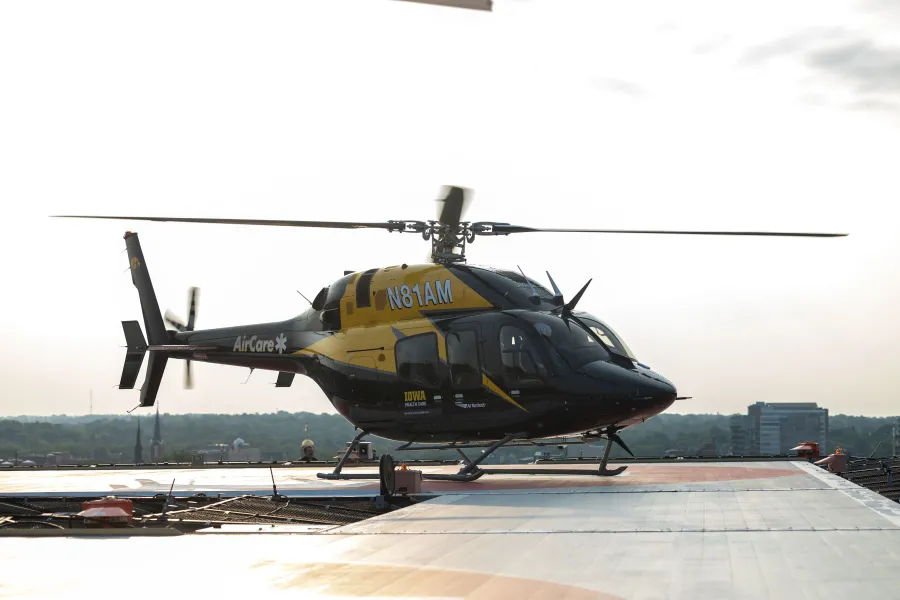 AirCare UI Health Care helicoptor