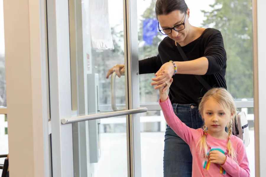 UI Urgent Care - Davenport on Friday, March 1, 2024. Simulated patients are employees and/or other child, with consent form on file.