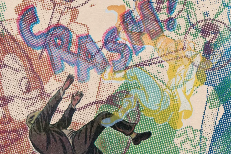 Joseph Lupo, Chronic Uncertainty 07, 2025, Screenprint
