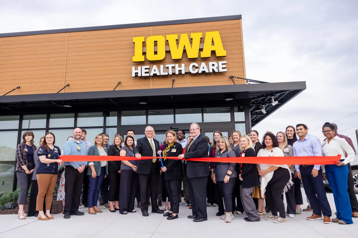 Rbbon cutting and opening event at the UI Health Care Tiffin, North Kimberlite Street Family Medicine clinic on Tuesday, Sept. 29, 2026.