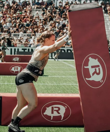 CrossFit Games Muscle Pig Event: Photo by Meredith Nedelcoff