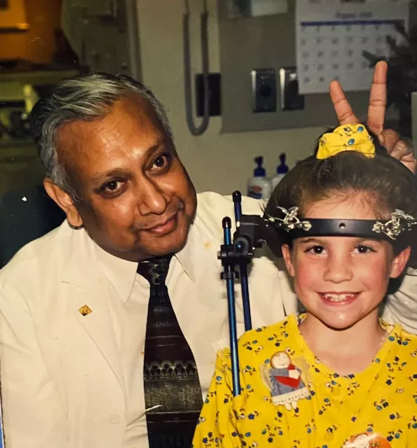 Menezes and Maria Davis, an eight-year old patient