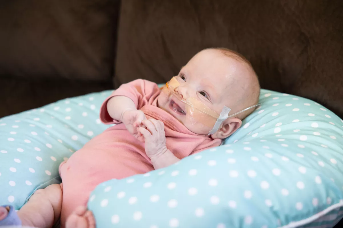 Evelyn Eilers preemie baby born at UI Health Care