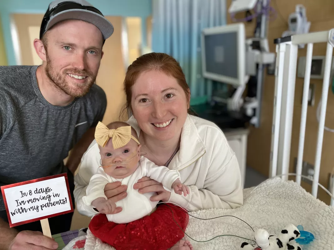 Evelyn Eilers preemie baby born at UI Health Care