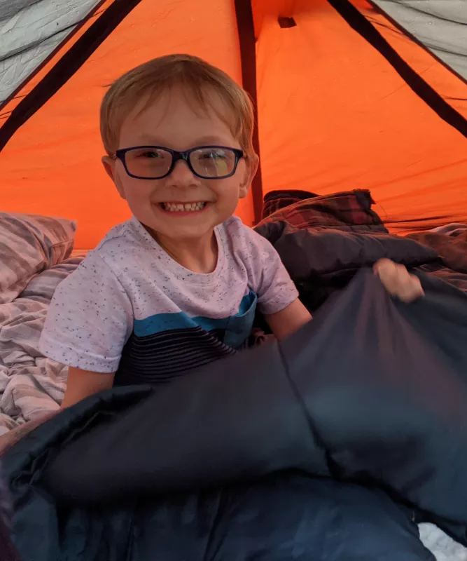 Carter Schmidt camping 