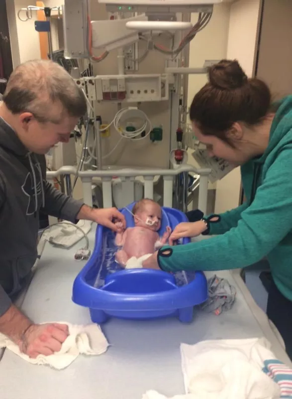 Kid Captain Aiden Washburn in hospital