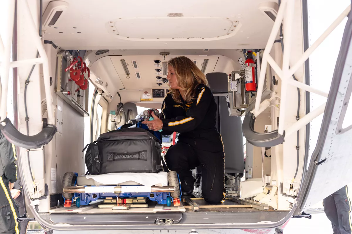 AirCare flights are operated by Air Methods Corporation and staffed by UI Health Care employees.