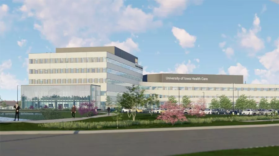 Concept rendering for the new North Liberty campus