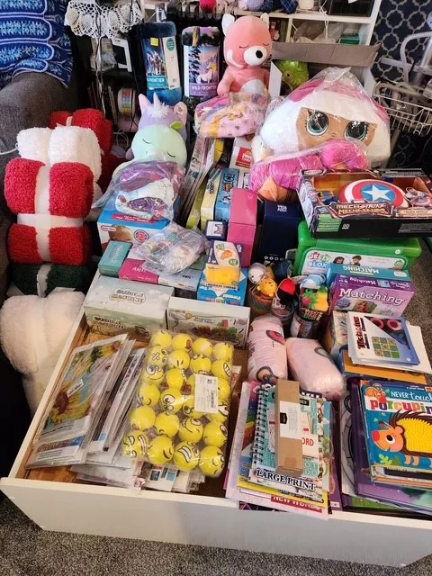 Kinslee Mack donated items