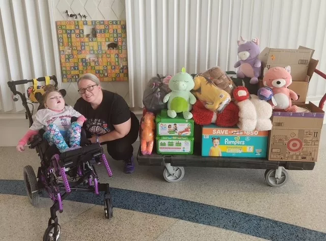 Kinslee Mack donated items