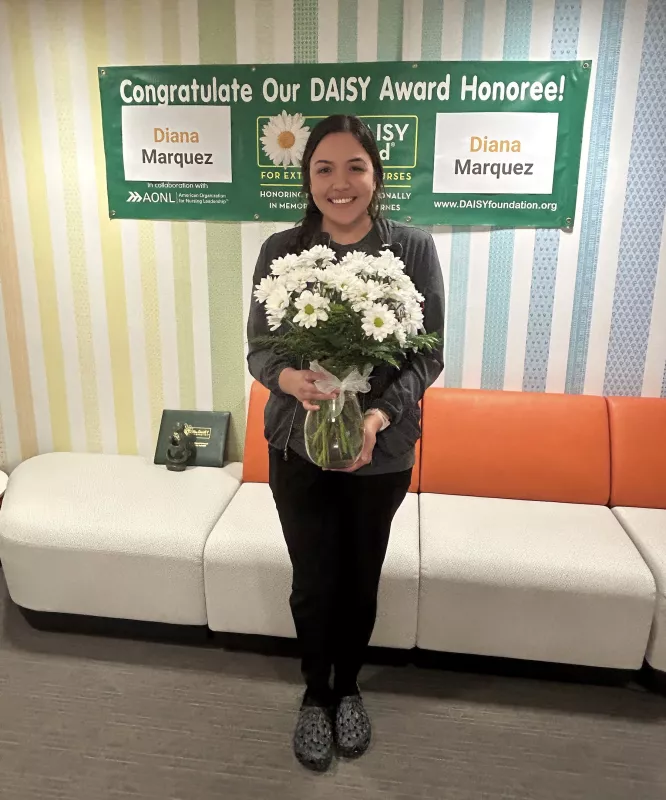 Daisy Award winner Diana Marquez, RN