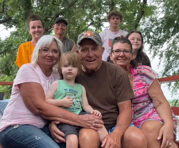Ken Mulholland with family