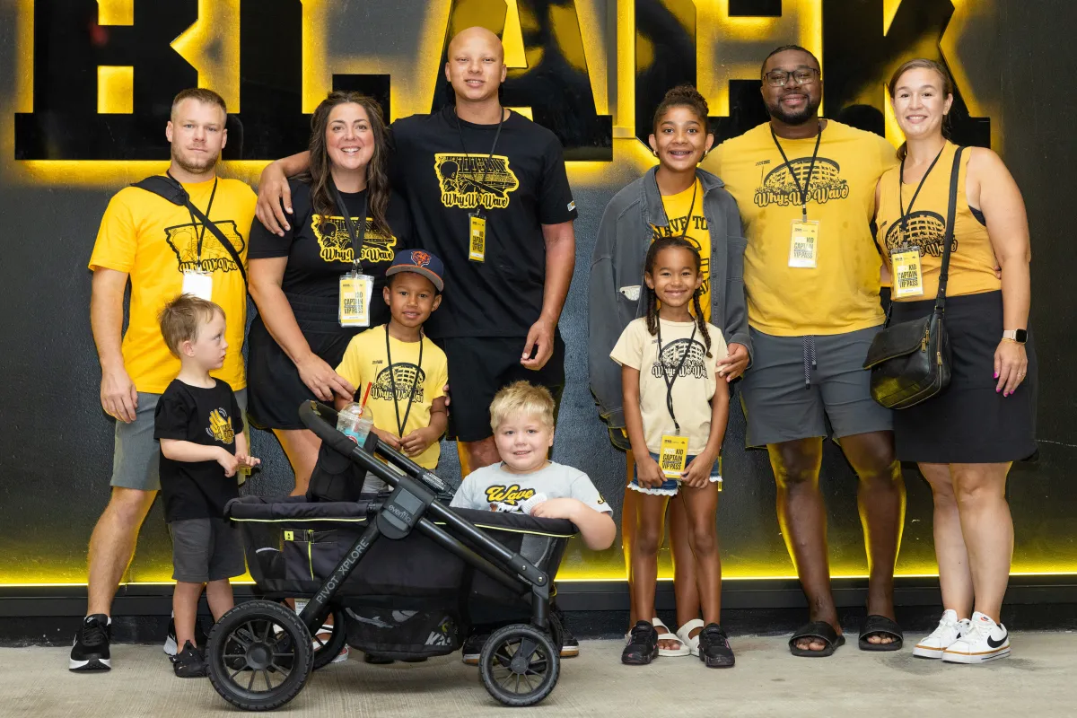 Kids Day at Kinnick Stadium on Saturday, Aug. 9, 2025.