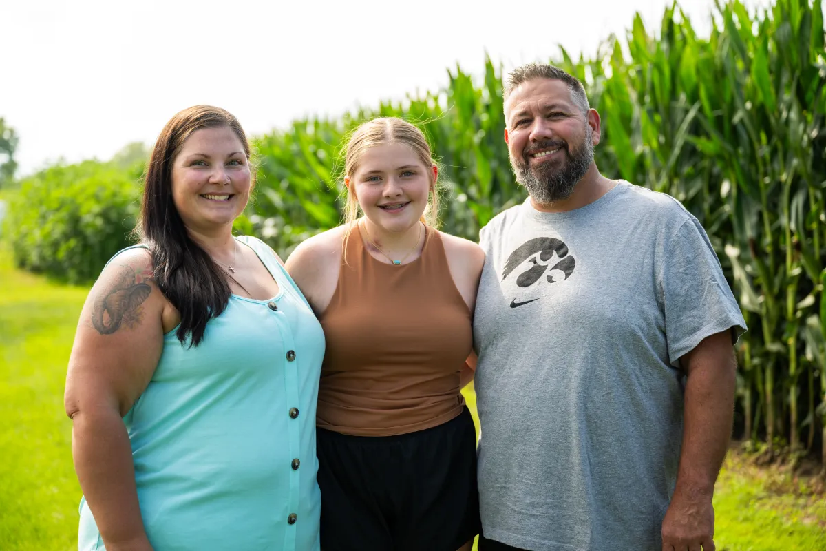 Peyten Stout, UI Health Care patient