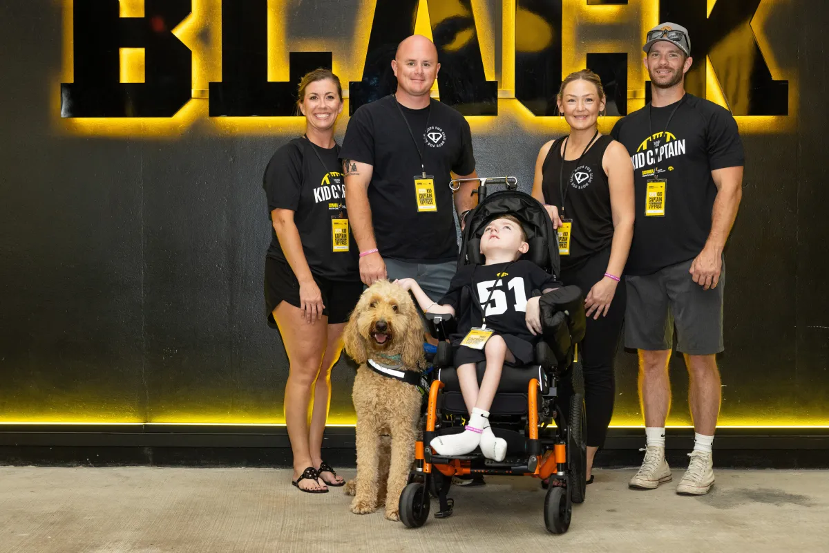 Kids Day at Kinnick Stadium on Saturday, Aug. 9, 2025.