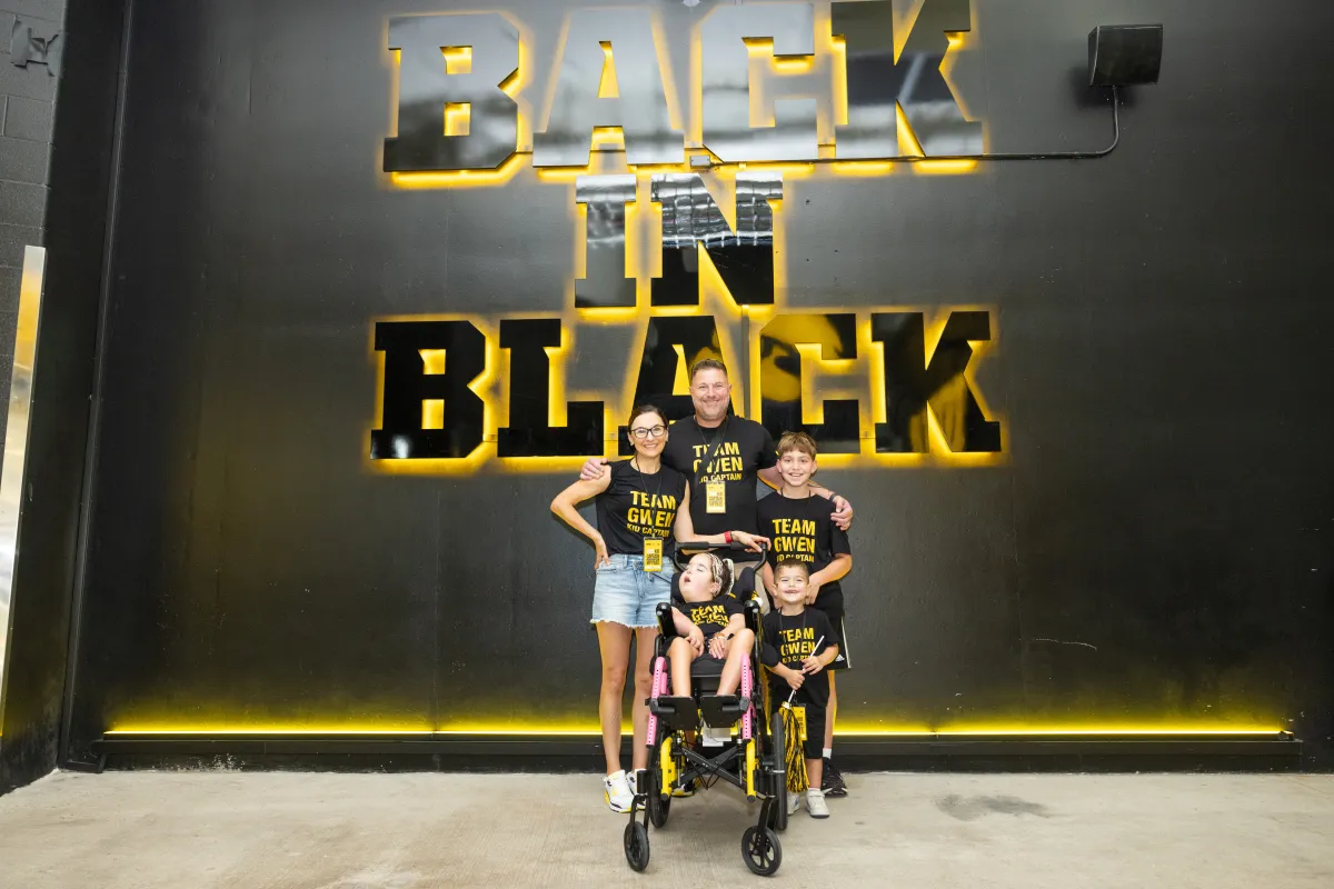 Kid Captain Gwendolyn Clouse on Kids Day