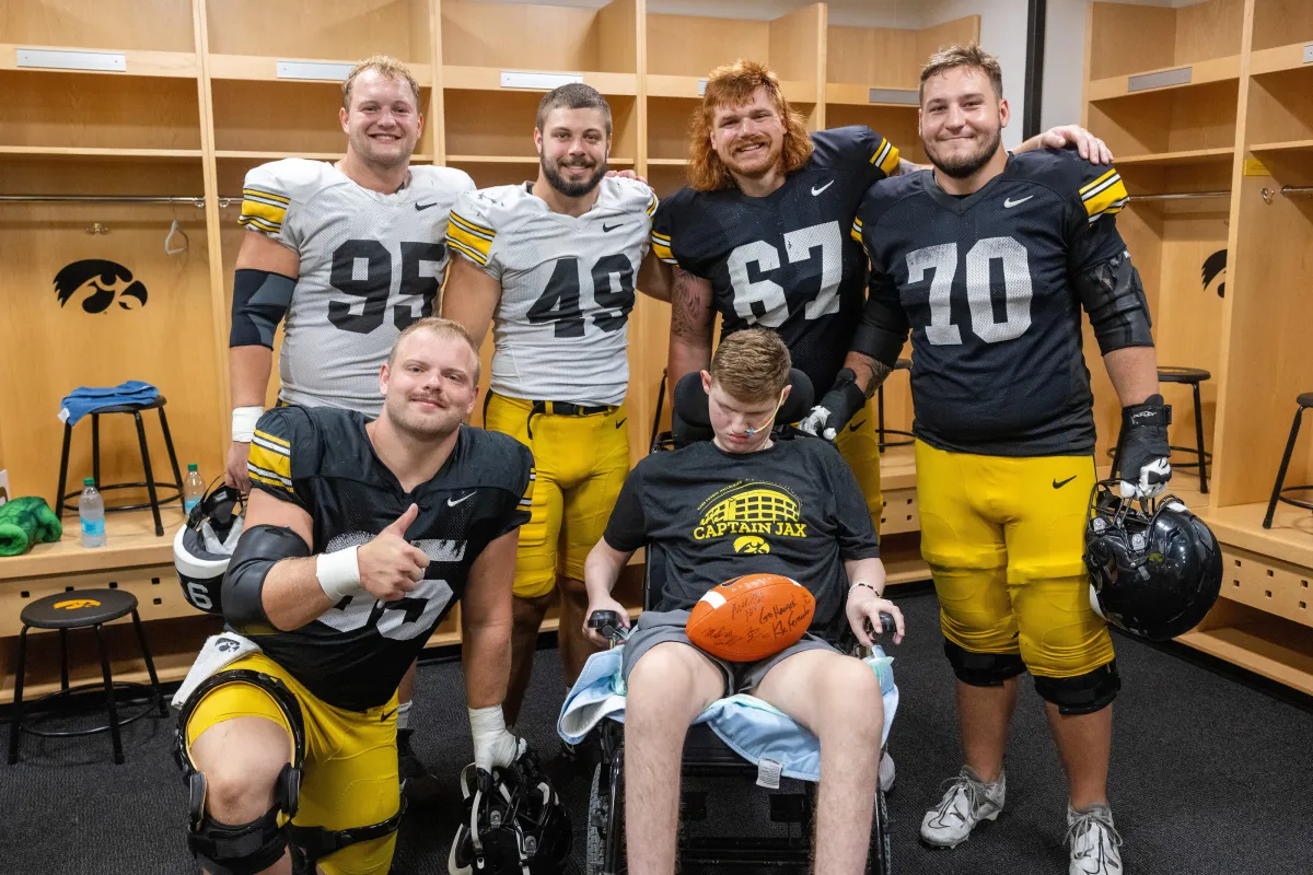 Kids Day at Kinnick Stadium on Saturday, Aug. 9, 2025.