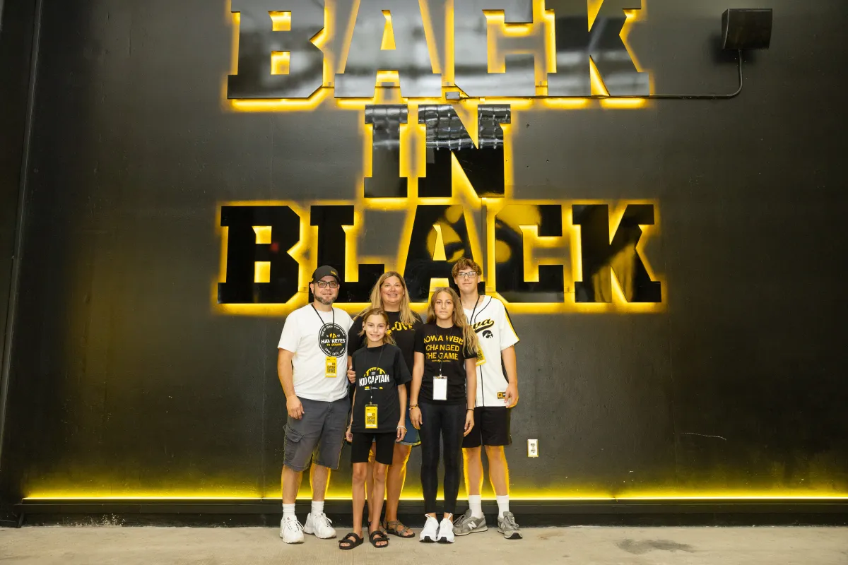 Kids Day at Kinnick Stadium on Saturday, Aug. 9, 2025.