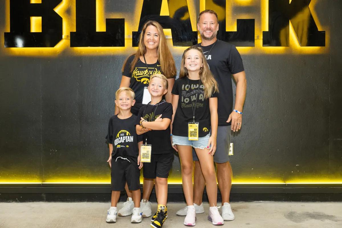 Kid Captain Luke Johnston on Kids Day, 2025