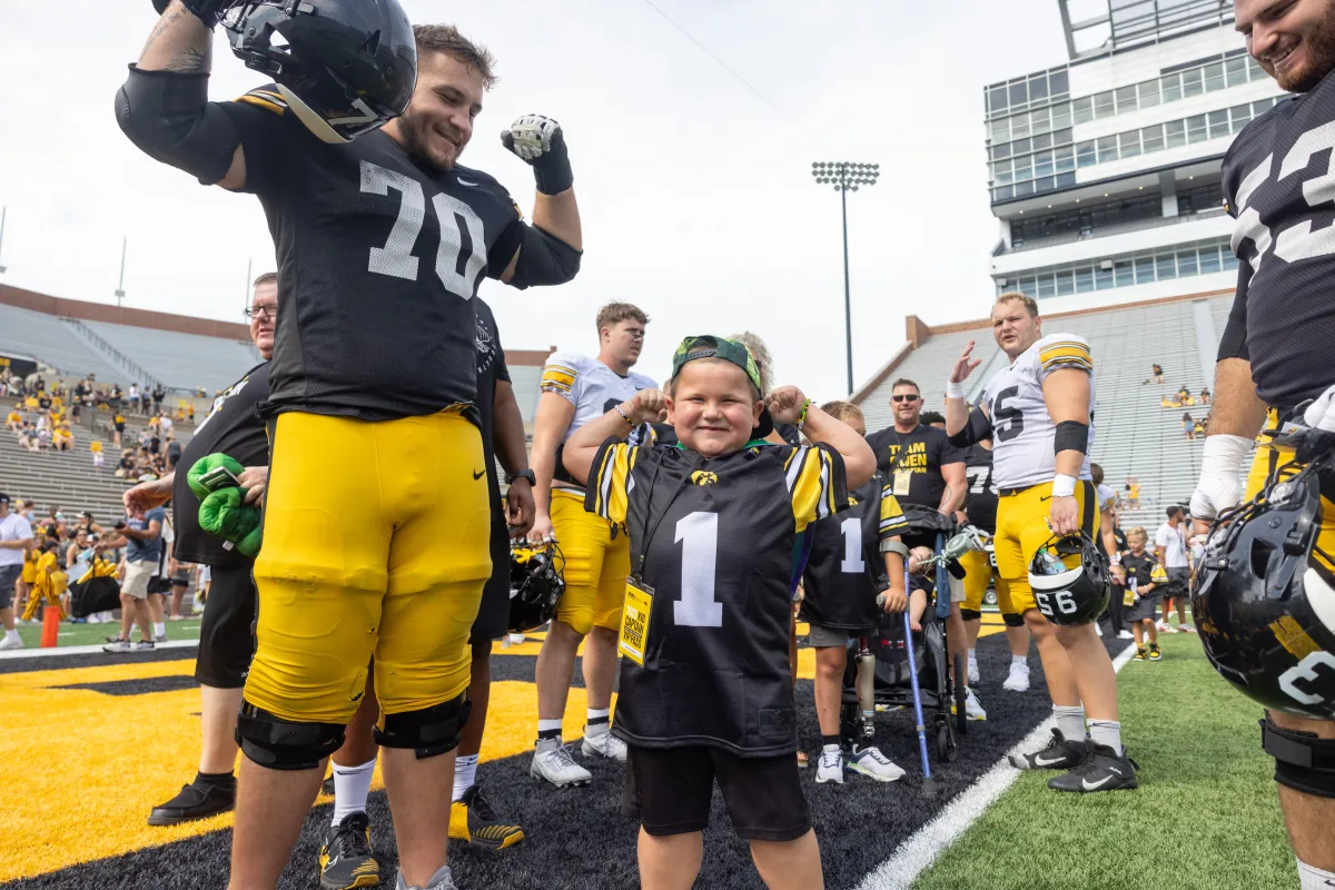 Kid Captain Micah Norby on Kids Day 2025