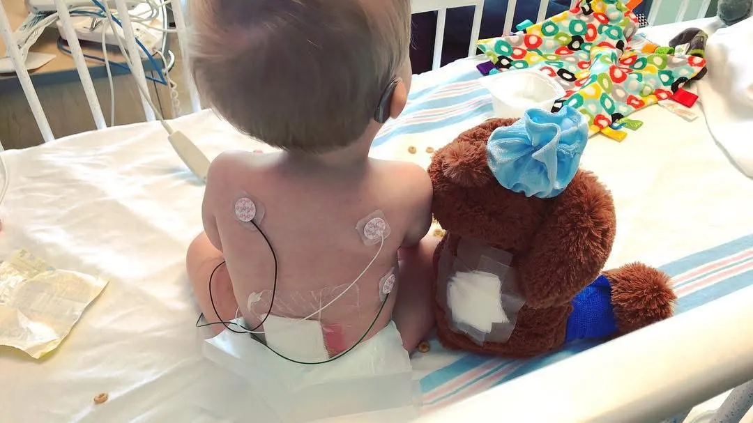 Kid Captain Luke Johnston as a baby