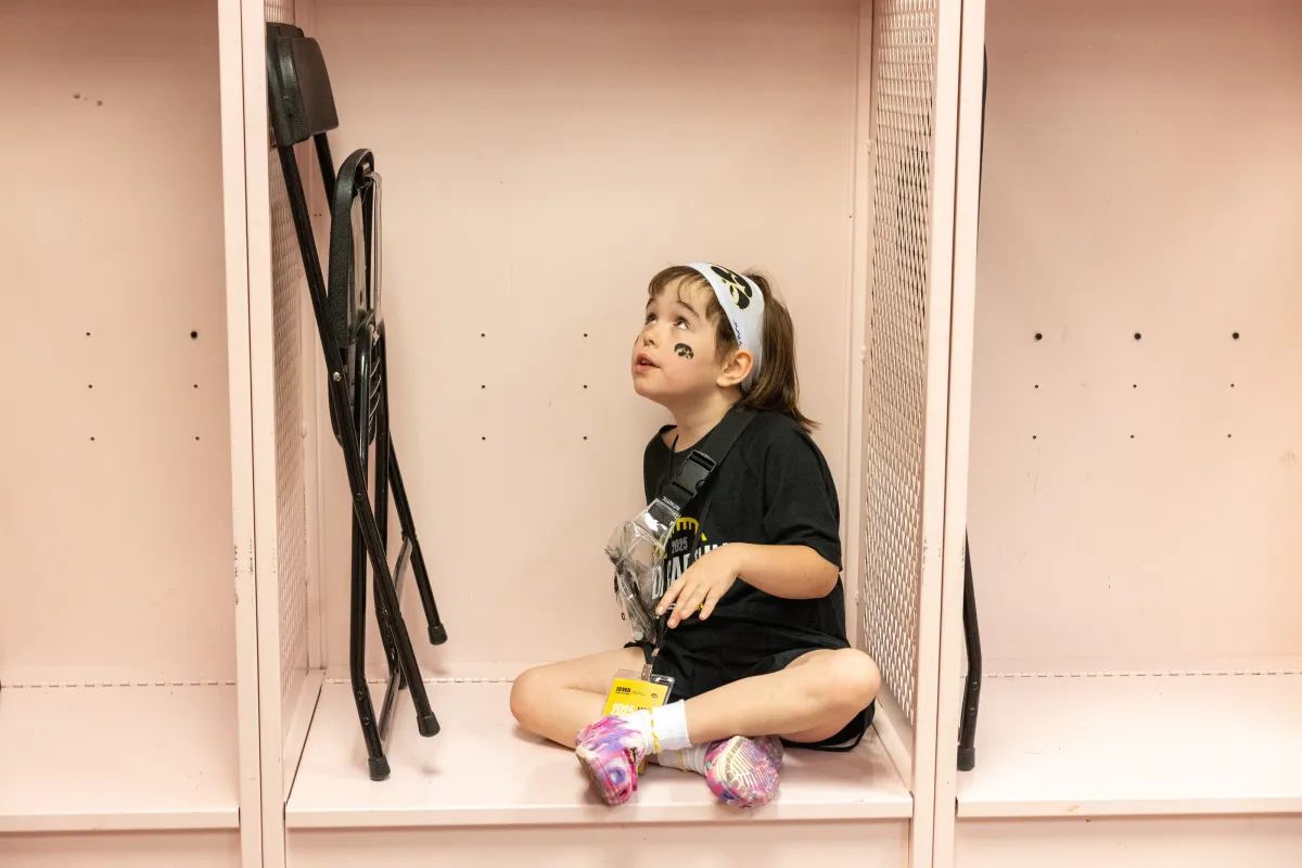 Kids Day at Kinnick Stadium on Saturday, Aug. 9, 2025.