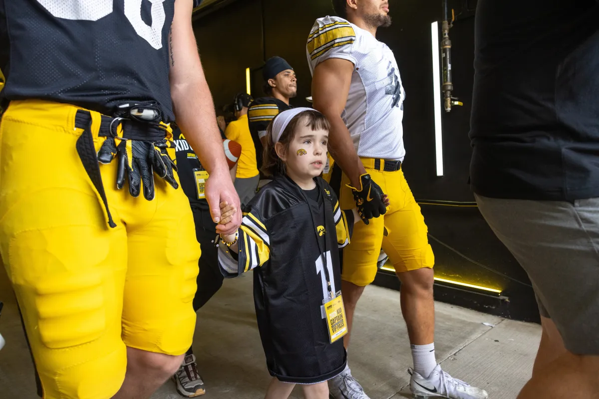 Kids Day at Kinnick Stadium on Saturday, Aug. 9, 2025.
