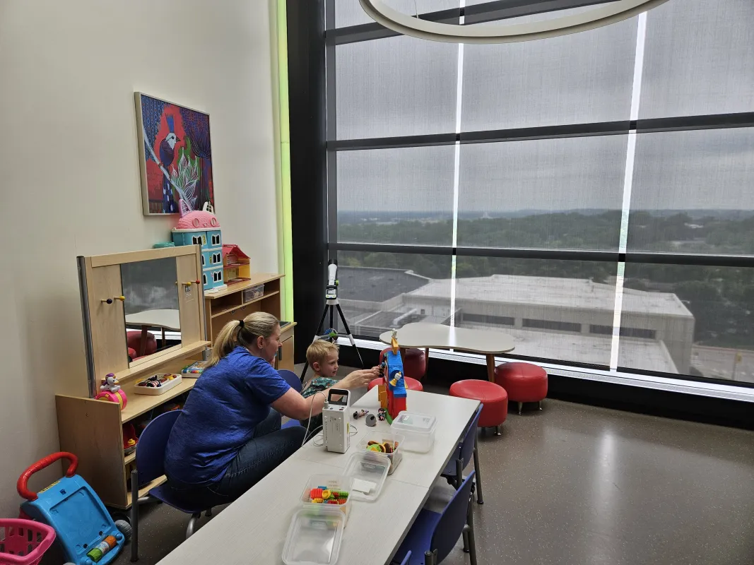 Evan Zenisek, open heart surgery child patient at UI Health Care