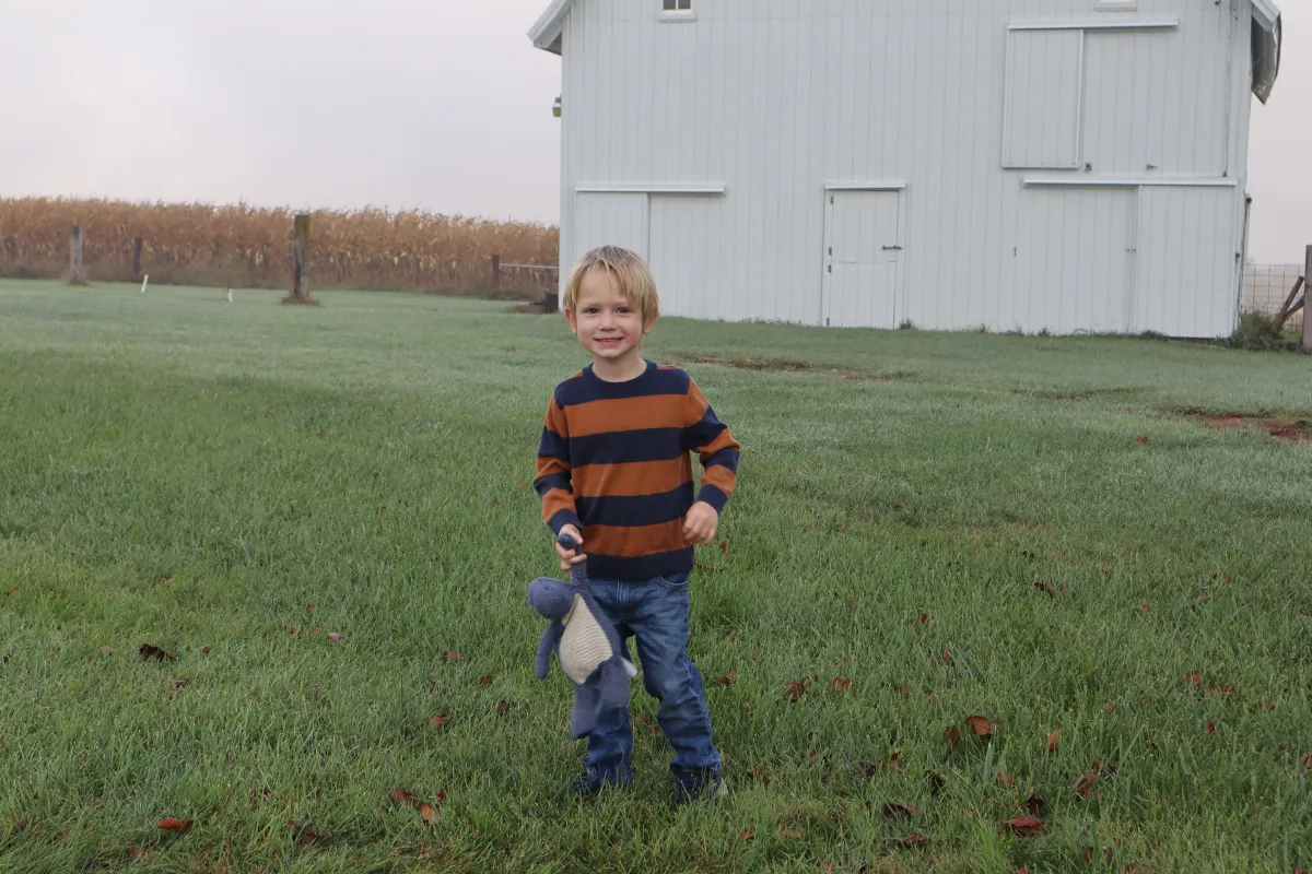 Evan Zenisek, open heart surgery child patient at UI Health Care