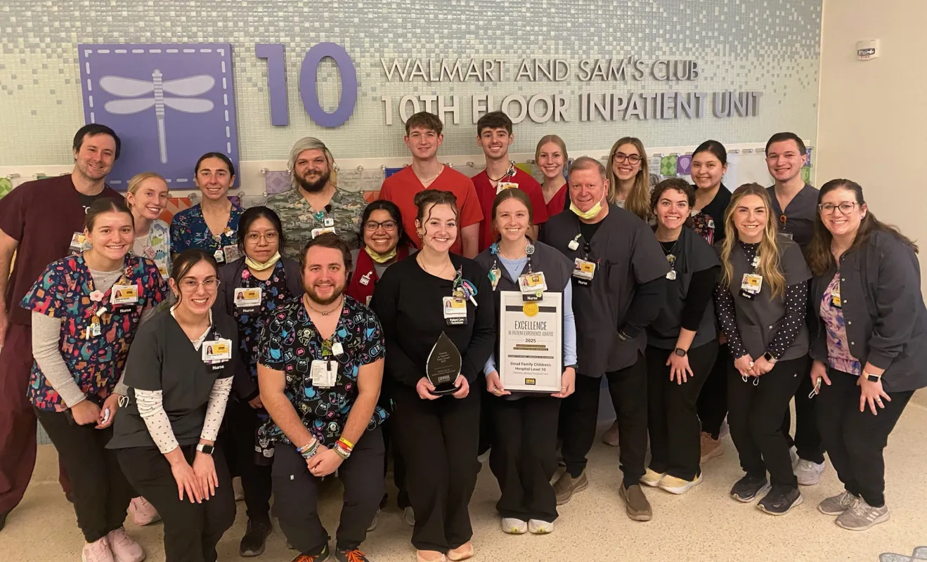 Wal-Mart inpatient unit photo Stead Family Children's Hospital