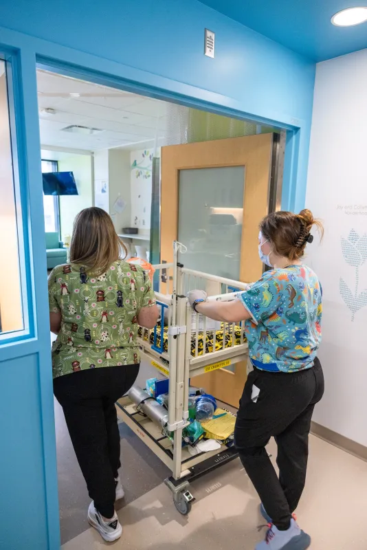 Level 7, Pediatric NICU Stead Family Children's Hospital expansion